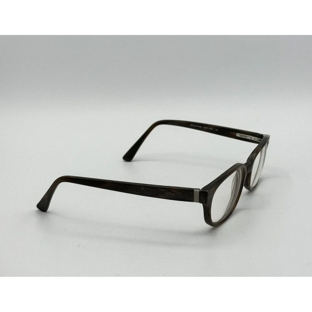 Safilo‎ Team 4157 OF24 140 Brown Wood Look Eyeglass Frames ONLY Italy with Case